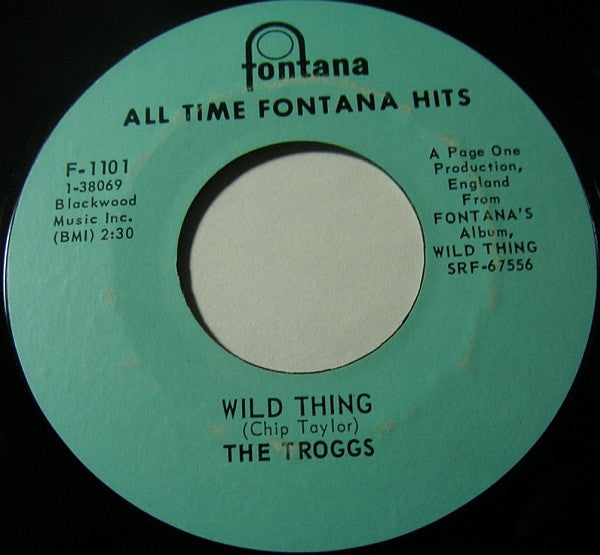 The Troggs - Wild Thing / With A Girl Like You *7"* | Excellent (EX) Generic - ROCK / USED *EXCELLENT*