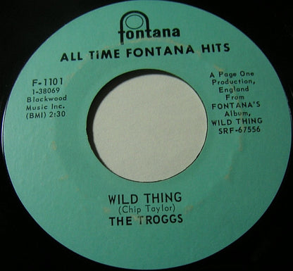 The Troggs - Wild Thing / With A Girl Like You *7"* | Excellent (EX) Generic - ROCK / USED *EXCELLENT*
