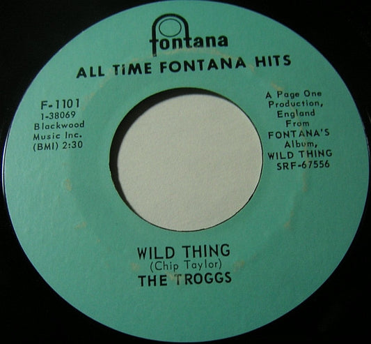 The Troggs - Wild Thing / With A Girl Like You *7"* | Excellent (EX) Generic - ROCK / USED *EXCELLENT*