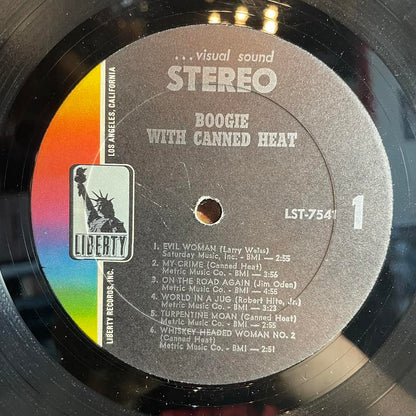 Boogie With Canned Heat (VINYL) | Excellent (EX) Excellent (EX) - ROCK / USED *EXCELLENT*
