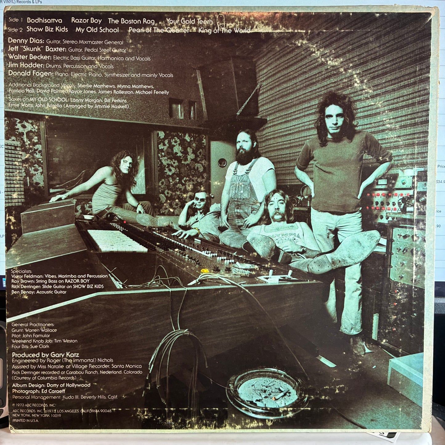 Steely Dan - Countdown To Ecstasy (VINYL) | Excellent (EX) Very Good Plus (VG+) - ROCK / USED *EXCELLENT*