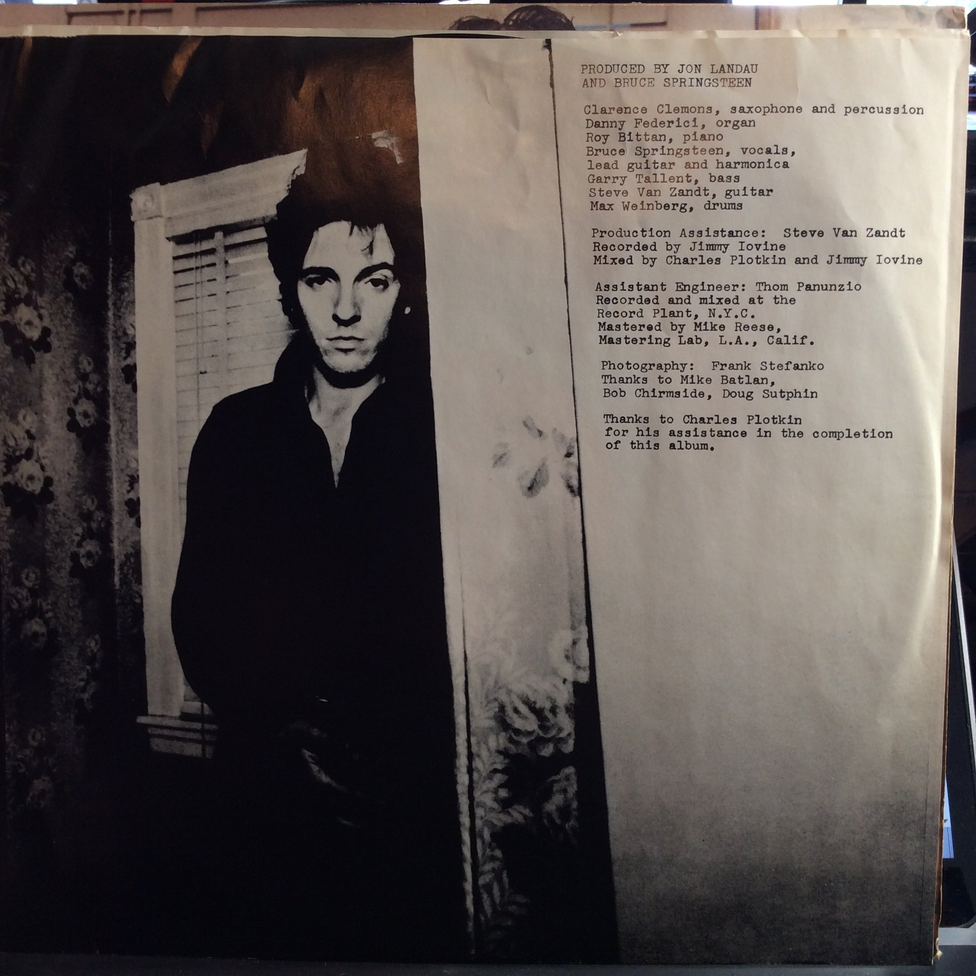 Darkness On The Edge Of Town (VINYL) | Excellent (EX) Excellent (EX) - ROCK / USED *EXCELLENT*