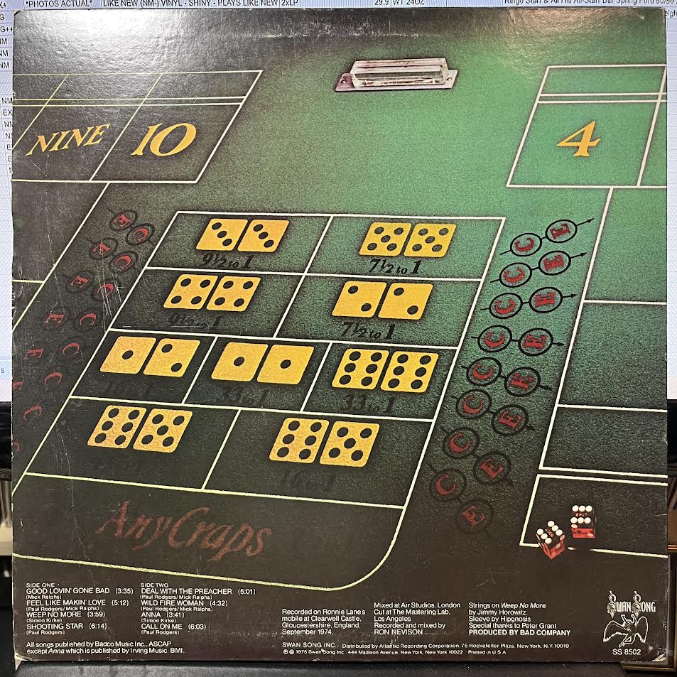 Straight Shooter (VINYL) | Excellent (EX) Excellent (EX) - ROCK / USED *EXCELLENT*