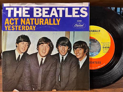 Yesterday / Act Naturally (7" VINYL) | Excellent (EX) Excellent+ (EX+) - ROCK / USED *EXCELLENT*