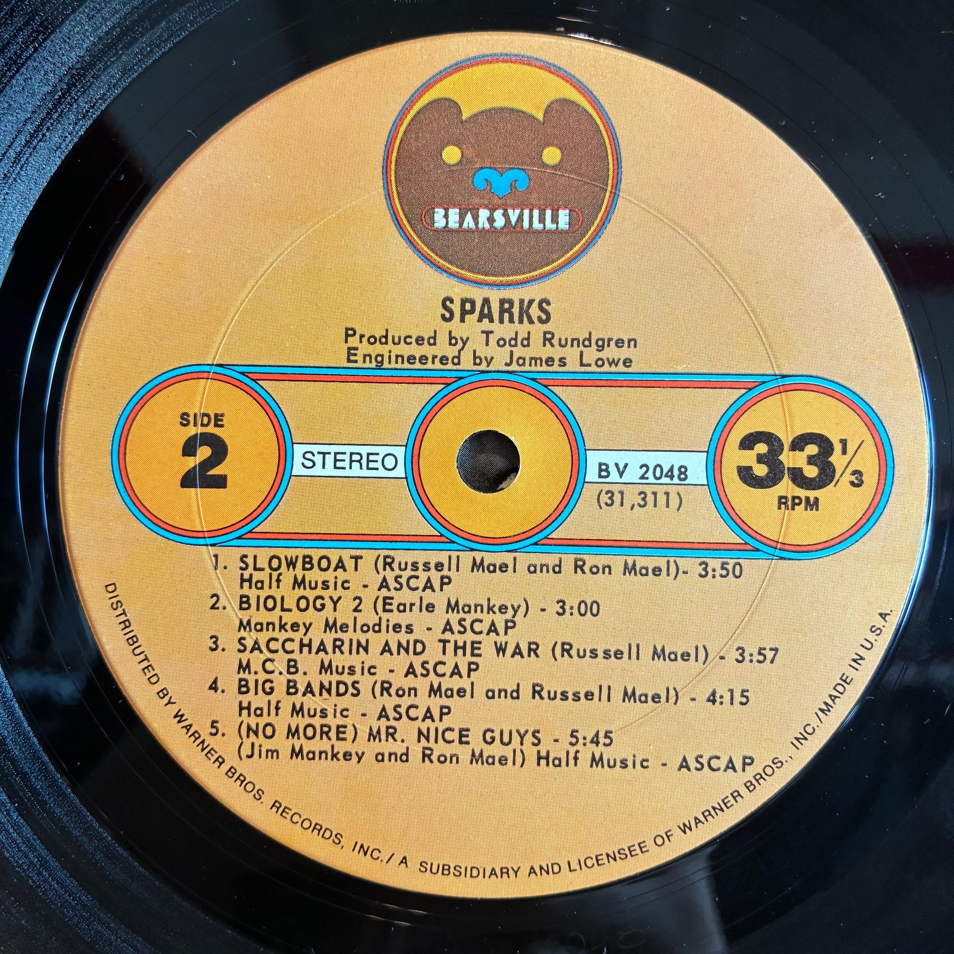 Sparks - Sparks (VINYL) | Excellent (EX) Excellent (EX) - ROCK / USED *EXCELLENT*