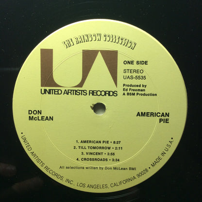 American Pie (VINYL) | Excellent (EX) Very Good Plus (VG+) - ROCK / USED *EXCELLENT*