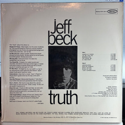 Truth (VINYL) | Excellent (EX) Near Mint (NM or M-) - ROCK / USED *EXCELLENT*