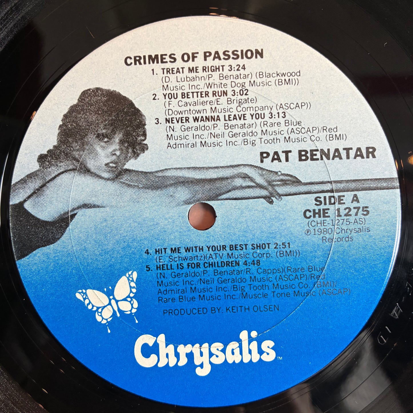 Crimes Of Passion (VINYL) | Excellent (EX) Very Good Plus (VG+) - ROCK / USED *EXCELLENT*