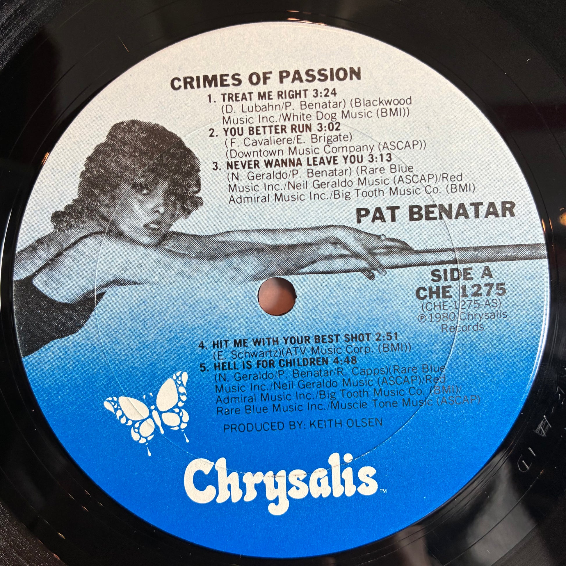 Crimes Of Passion (VINYL) | Excellent (EX) Very Good Plus (VG+) - ROCK / USED *EXCELLENT*