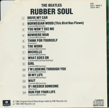 The Beatles - Rubber Soul (CD) | Excellent (EX) Excellent (EX) -ROCK / USED *EXCELLENT*