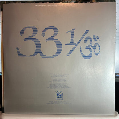 Thirty Three & 1/3 (VINYL) | Excellent (EX) Excellent (EX) - ROCK / USED *EXCELLENT*