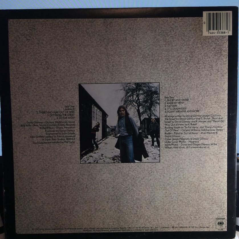 David Gilmour (VINYL) | Excellent (EX) Excellent (EX) - ROCK / USED *EXCELLENT*