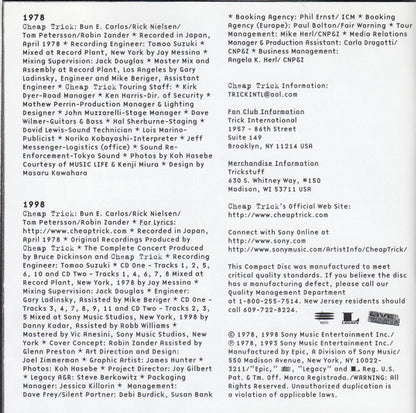At Budokan: The Complete Concert (2xCD) | Excellent (EX) Excellent (EX) - ROCK / USED *EXCELLENT*