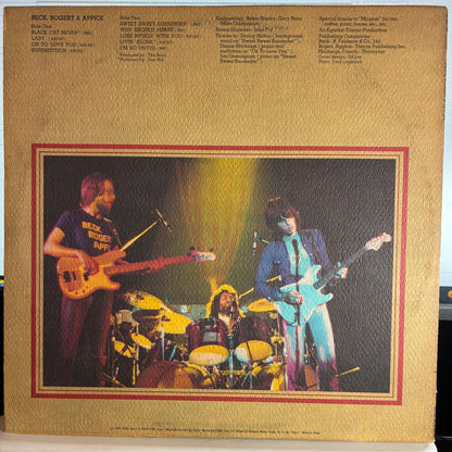 Beck, Bogert & Appice - Beck, Bogert & Appice (VINYL) | Excellent (EX) Excellent (EX) - ROCK / USED *EXCELLENT*