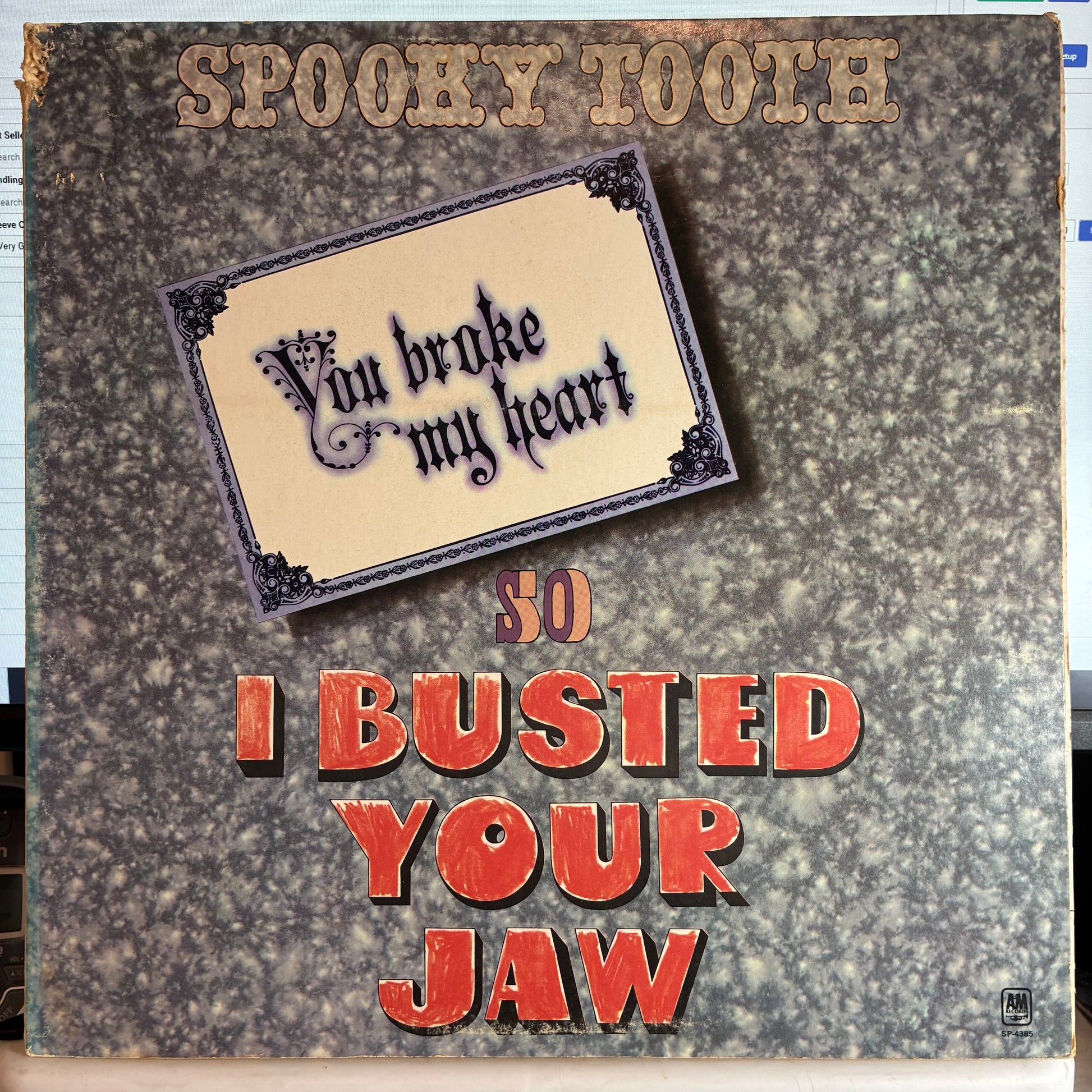Spooky Tooth - You Broke My Heart So I Busted Your Jaw (VINYL) | Excellent (EX) Very Good Plus Plus (VG++) - ROCK / USED *EXCELLENT*