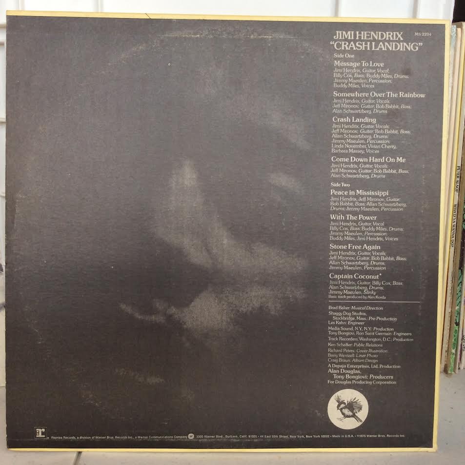 Crash Landing (VINYL) | Excellent (EX) Excellent (EX) - ROCK / USED *EXCELLENT*