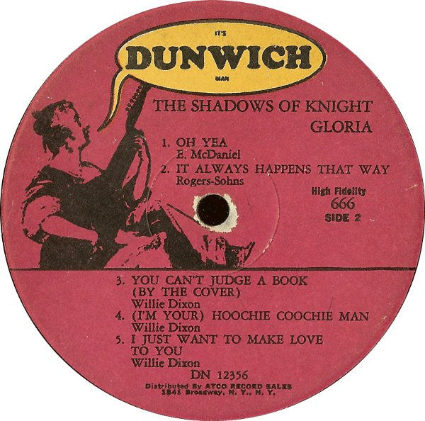 The Shadows Of Knight - Gloria | Good Plus (G+) Generic - ROCK / USED *GOOD++*