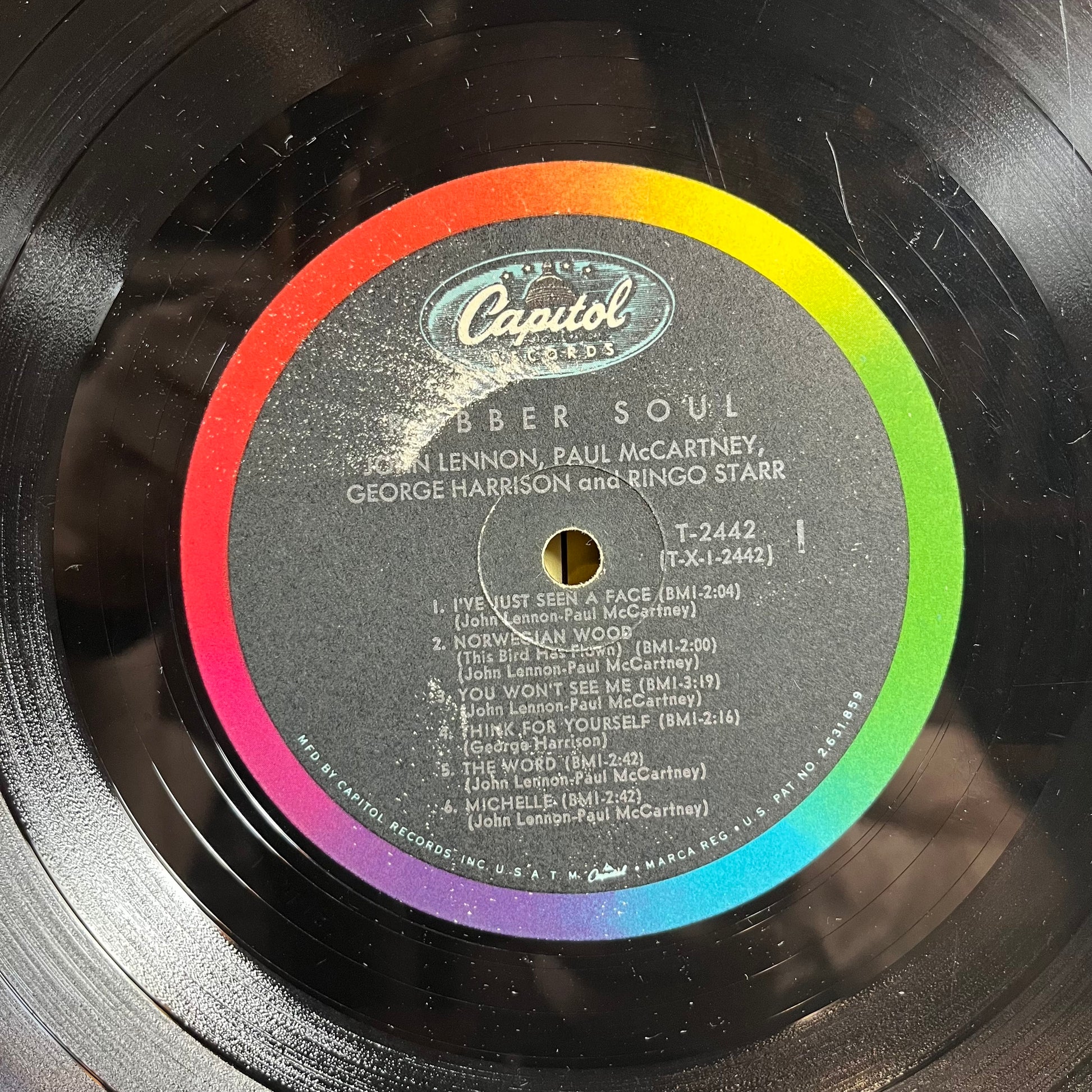 Rubber Soul (VINYL) | Good Plus Plus (G++) Very Good (VG) - ROCK / USED *GOOD++*