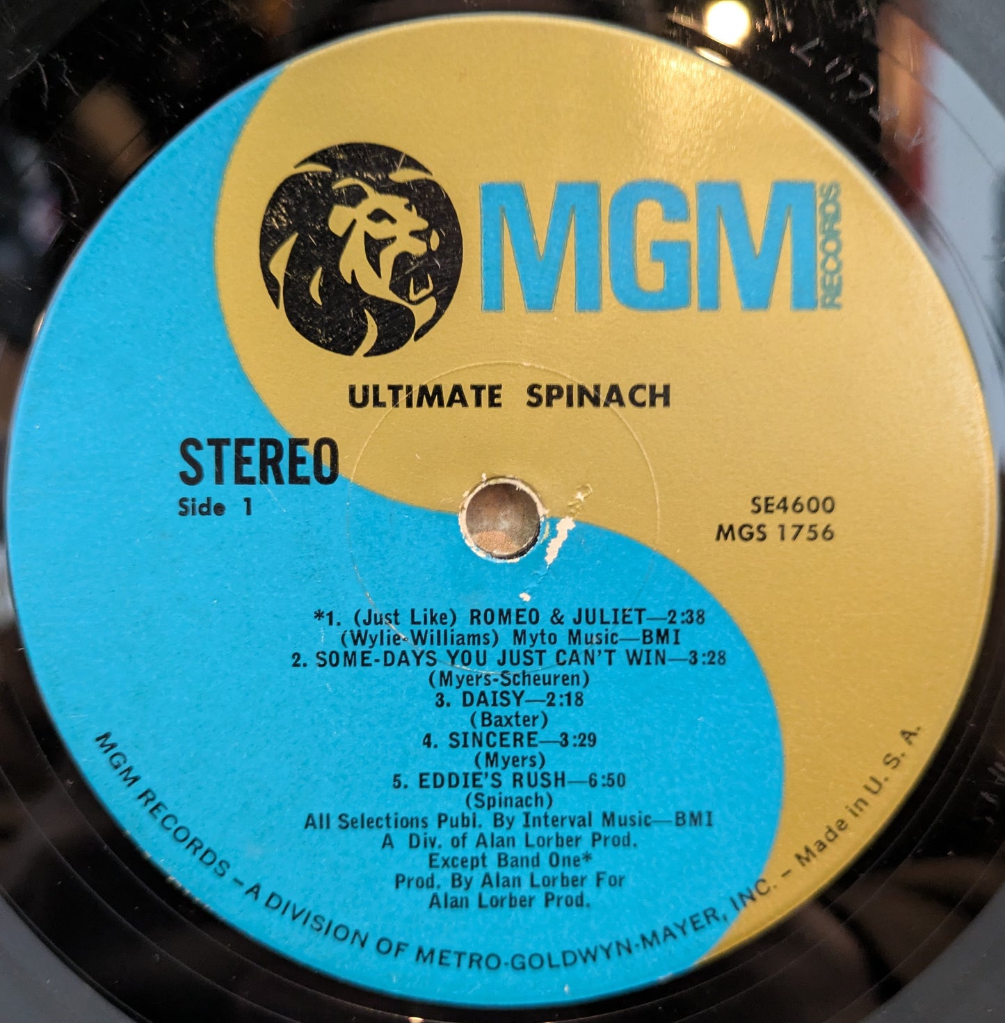Ultimate Spinach (VINYL) | Good Plus (G+) Very Good (VG) - ROCK / USED *GOOD+*