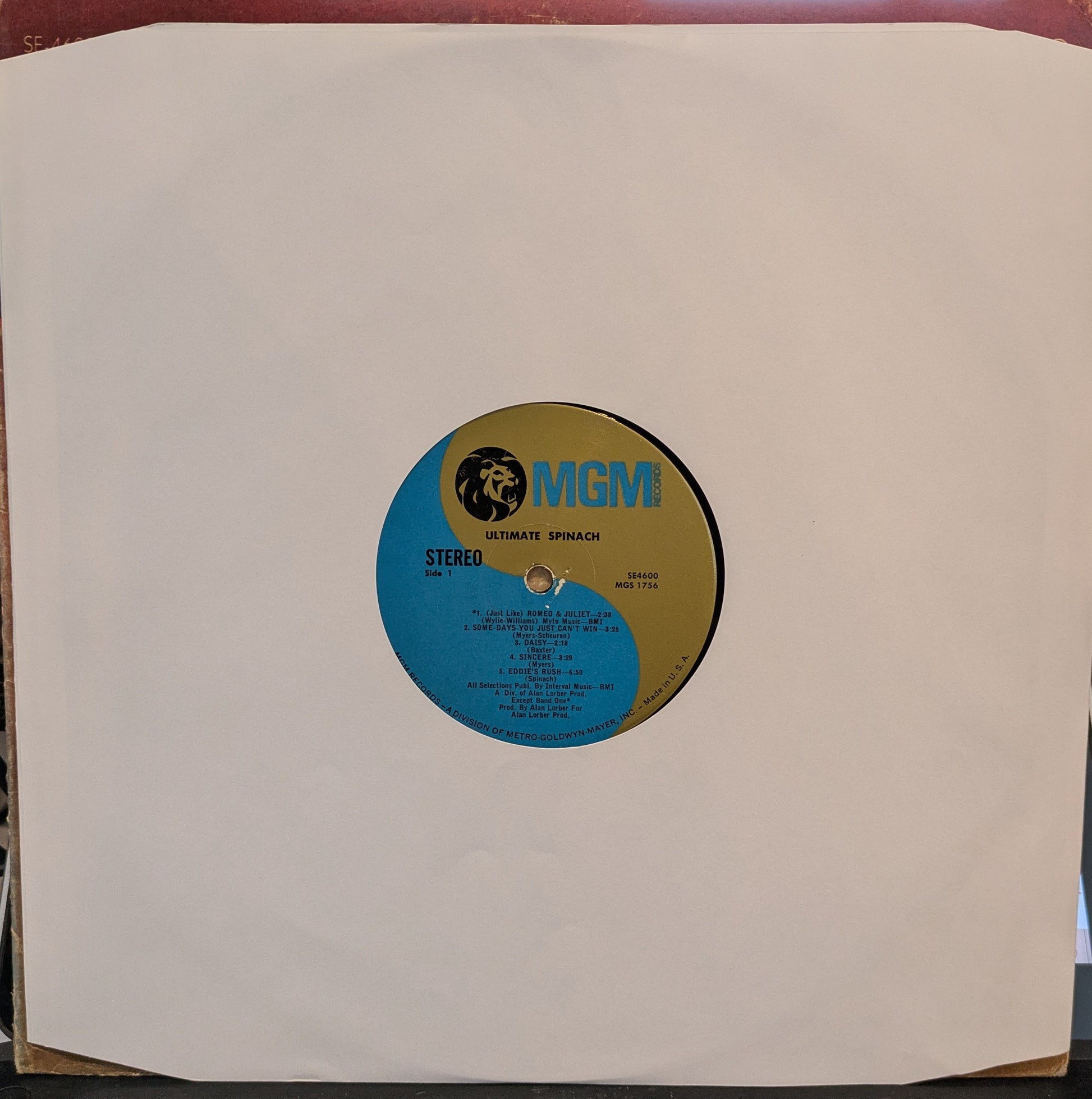 Ultimate Spinach (VINYL) | Good Plus (G+) Very Good (VG) - ROCK / USED *GOOD+*