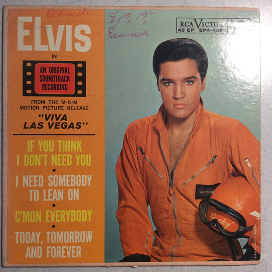 Viva Las Vegas (7" VINYL) | Good Plus (G+) Very Good Plus (VG+) - ROCK / USED *GOOD+*