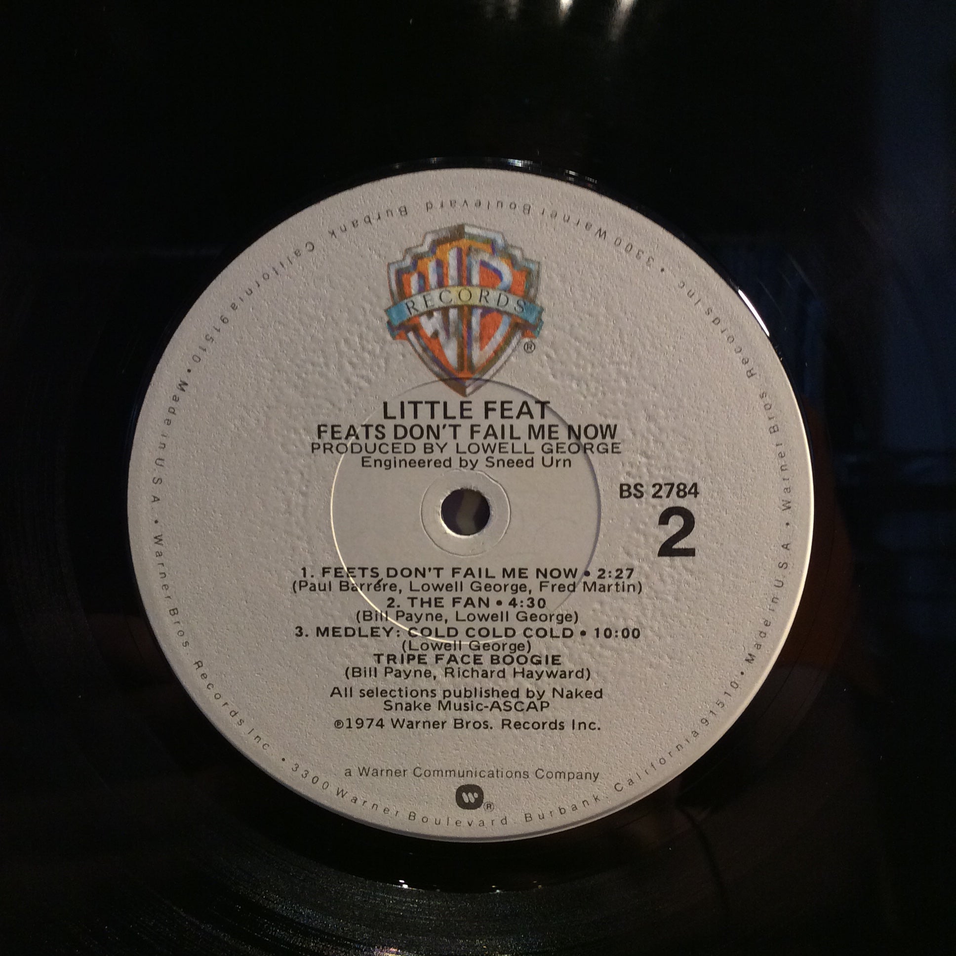 Feats Don't Fail Me Now (VINYL) | Near Mint- (NM-) Excellent+ (EX+) - ROCK / USED *NEAR MINT-*