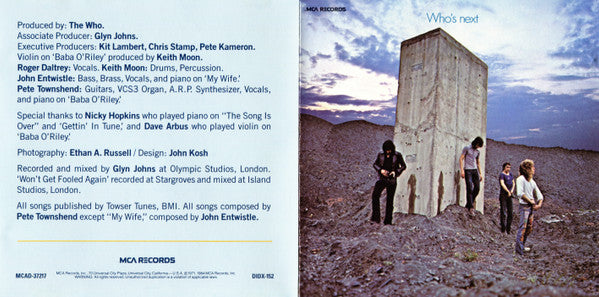 Who's Next (CD) | Near Mint- (NM-) Near Mint- (NM-) - ROCK / USED *NEAR MINT-*