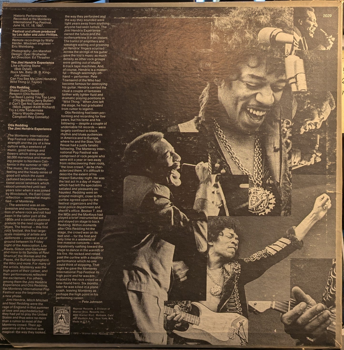 Historic Performances Recorded At The Monterey International Pop Festival (VINYL) | Near Mint (NM) Very Good Plus (VG+) - ROCK / USED *NEAR MINT-*
