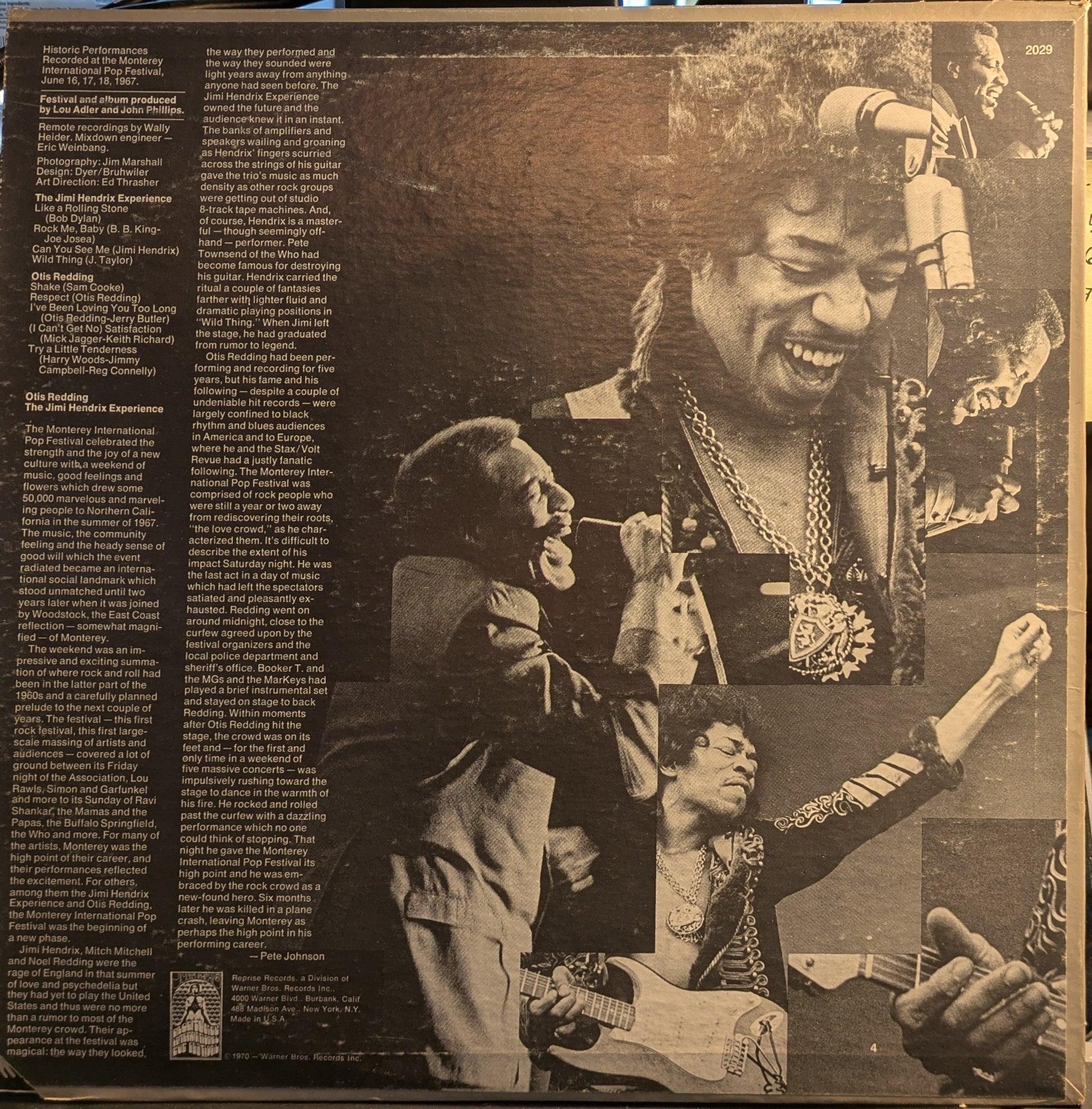 Historic Performances Recorded At The Monterey International Pop Festival (VINYL) | Near Mint (NM) Very Good Plus (VG+) - ROCK / USED *NEAR MINT-*