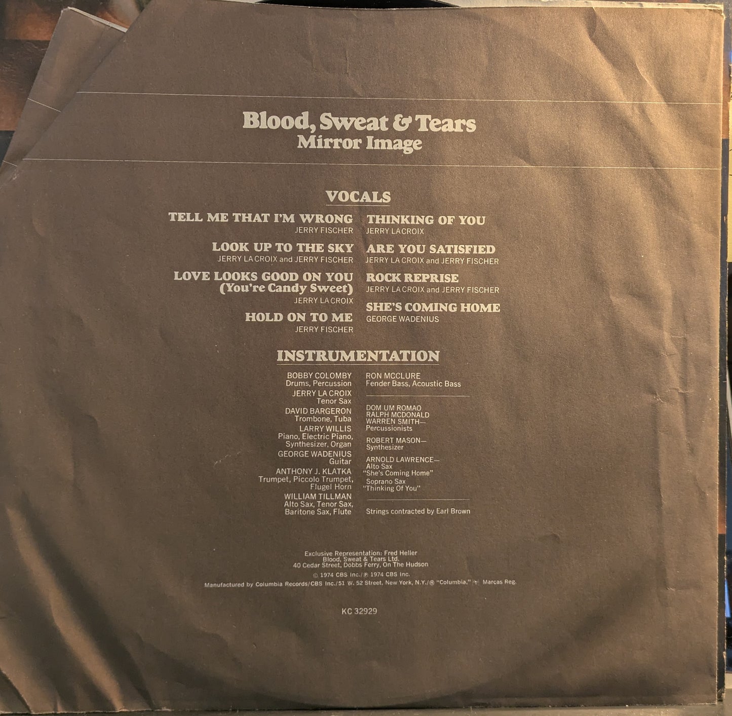 Mirror Image (VINYL) | Near Mint (NM) Very Good Plus (VG+) - ROCK / USED *NEAR MINT+*