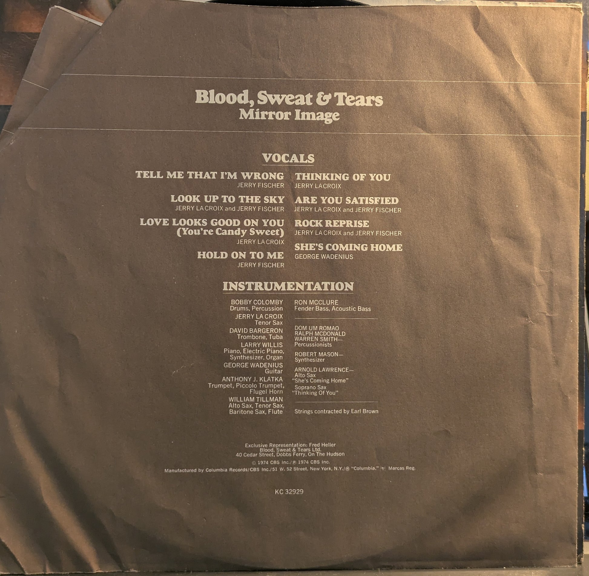 Mirror Image (VINYL) | Near Mint (NM) Very Good Plus (VG+) - ROCK / USED *NEAR MINT+*