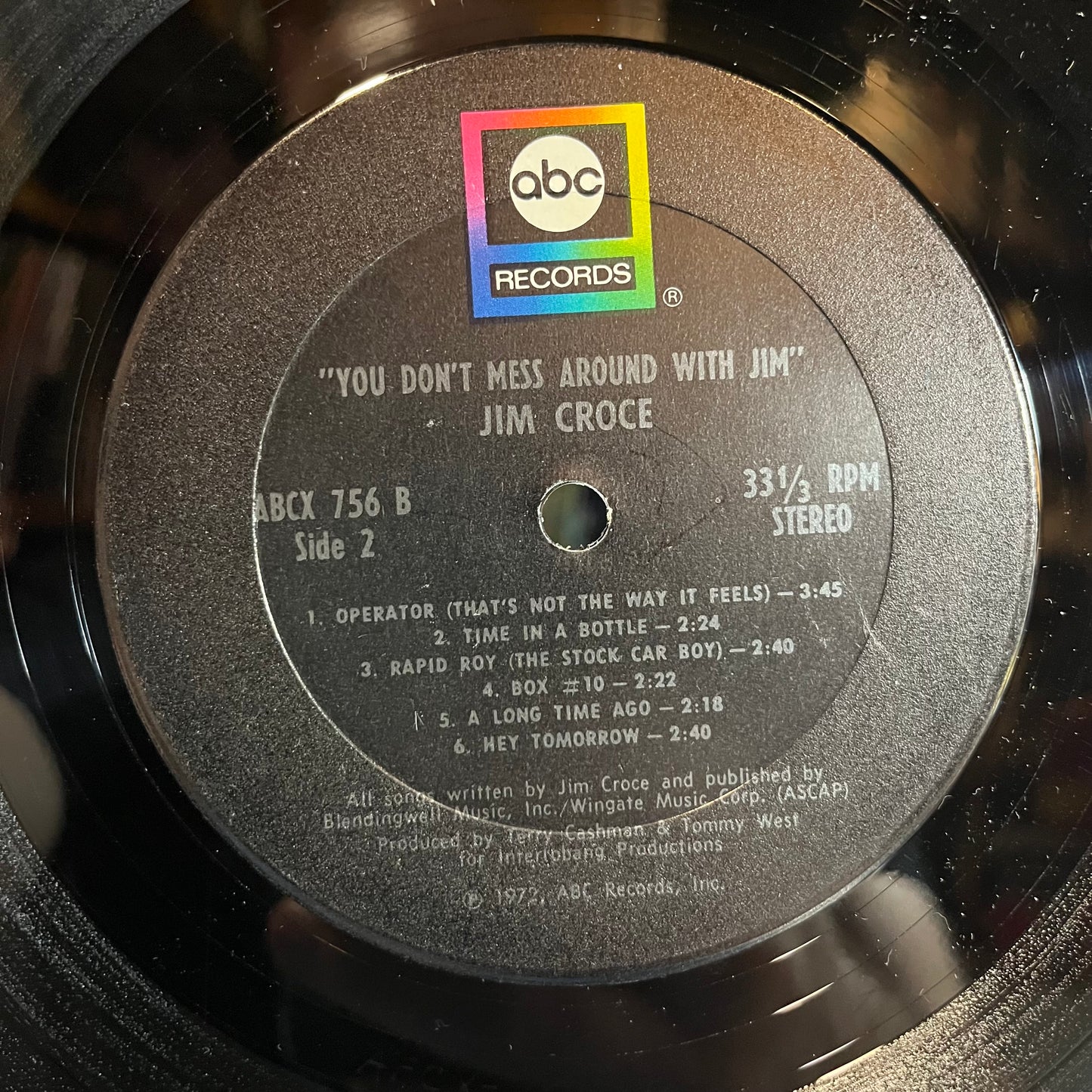 You Don't Mess Around With Jim (VINYL) | Near Mint- (NM-) Very Good Plus (VG+) - ROCK / USED *NEAR MINT-*