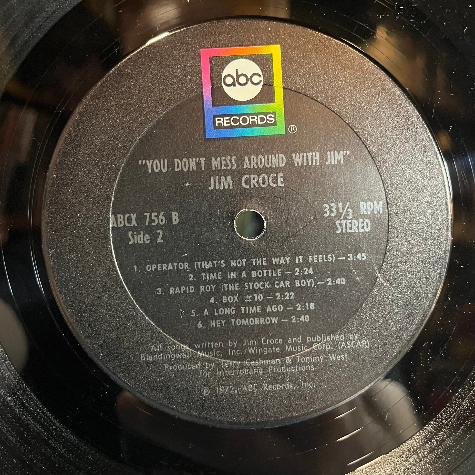 You Don't Mess Around With Jim (VINYL) | Near Mint- (NM-) Very Good Plus (VG+) - ROCK / USED *NEAR MINT-*