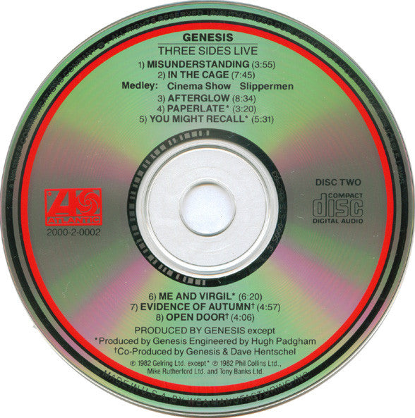 Three Sides Live (2xCD) | Near Mint- (NM-) Near Mint- (NM-) - ROCK / USED *NEAR MINT-*