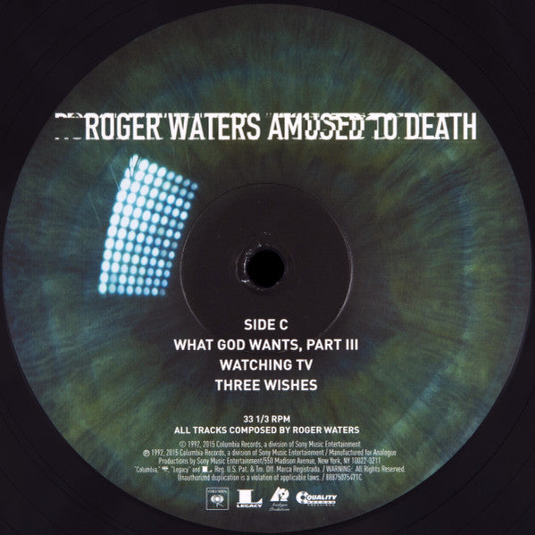 Amused To Death (2xVINYL) | - ROCK / USED *NEAR MINT+*