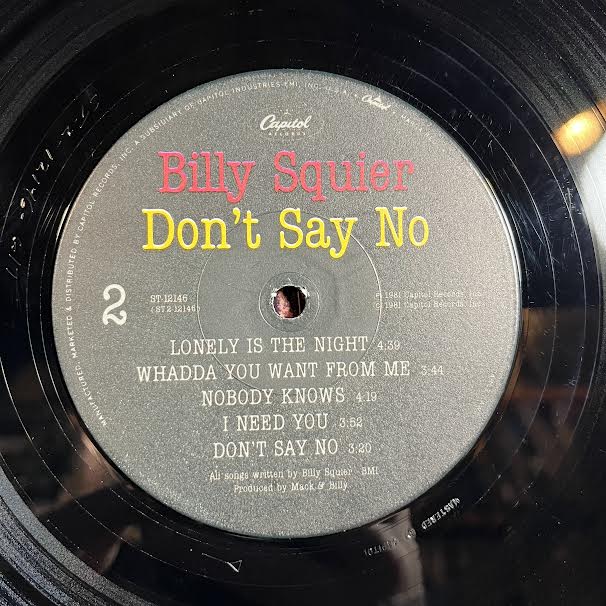 Don't Say No (VINYL) | Near Mint- (NM-) Very Good Plus (VG+) - ROCK / USED *NEAR MINT-*