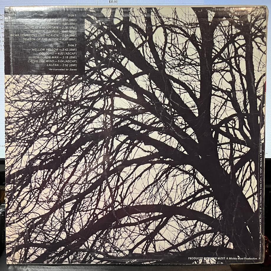 Donovan's Greatest Hits (VINYL) | Near Mint- (NM-) Near Mint (NM) - ROCK / USED *NEAR MINT-*