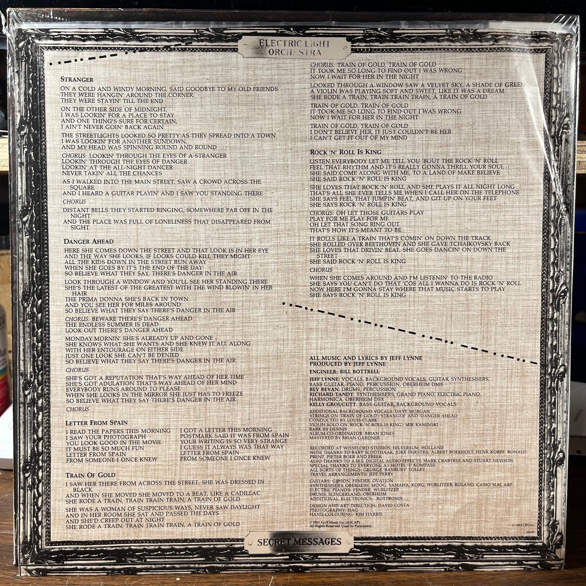 Secret Messages (VINYL) | Near Mint- (NM-) Near Mint (NM or M-) - ROCK / USED *NEAR MINT-*