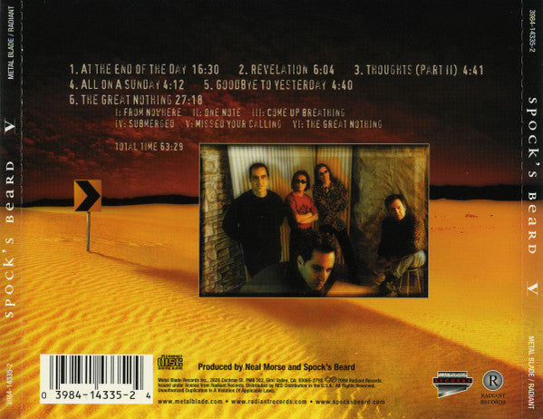 V (CD) | Near Mint- (NM-) Near Mint- (NM-) - ROCK / USED *NEAR MINT-*
