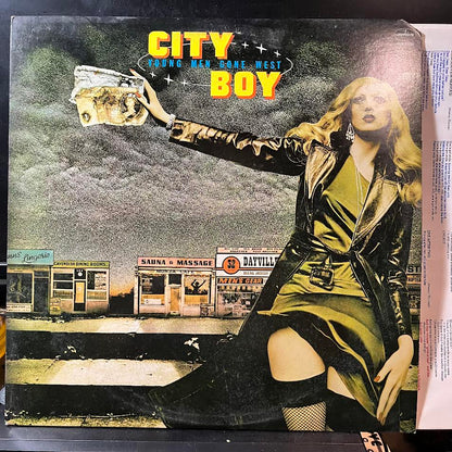 City Boy - Young Men Gone West (VINYL) | Near Mint- (NM-) Excellent+ (EX+) - ROCK / USED *NEAR MINT-*