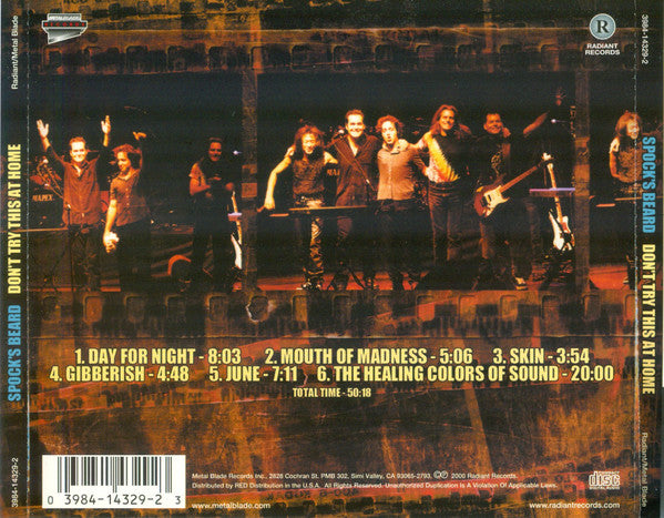 Don't Try This At Home (CD) | Near Mint- (NM-) Near Mint- (NM-) - ROCK / USED *NEAR MINT-*
