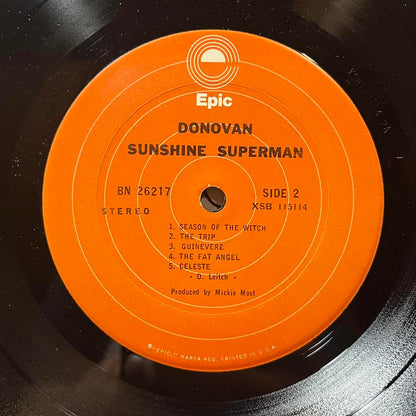 Sunshine Superman (VINYL) | Near Mint- (NM-) Excellent (EX) - ROCK / USED *NEAR MINT-*