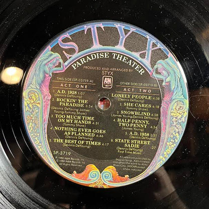 Paradise Theatre (VINYL) | Near Mint- (NM-) Excellent (EX) - ROCK / USED *NEAR MINT-*