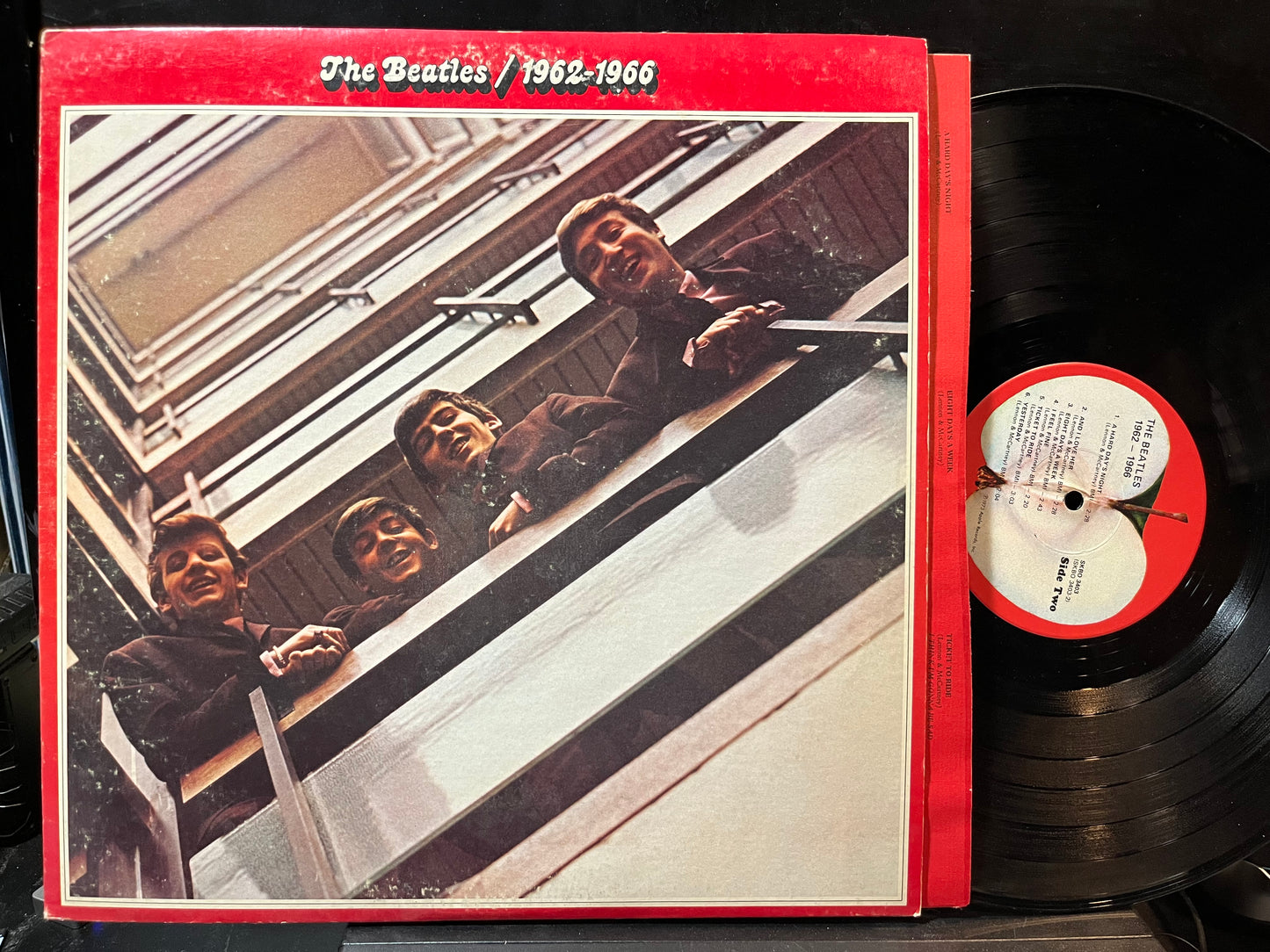 The Beatles - 1962-1966 (VINYL 2xLP APPLE SKBO 3403 1973) | Near Mint- (NM-) Excellent (EX) - ROCK / USED *NEAR MINT-*