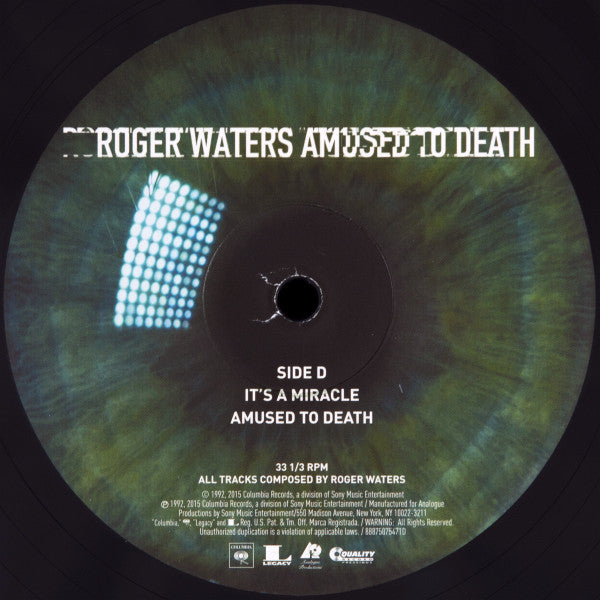 Amused To Death (2xVINYL) | - ROCK / USED *NEAR MINT+*