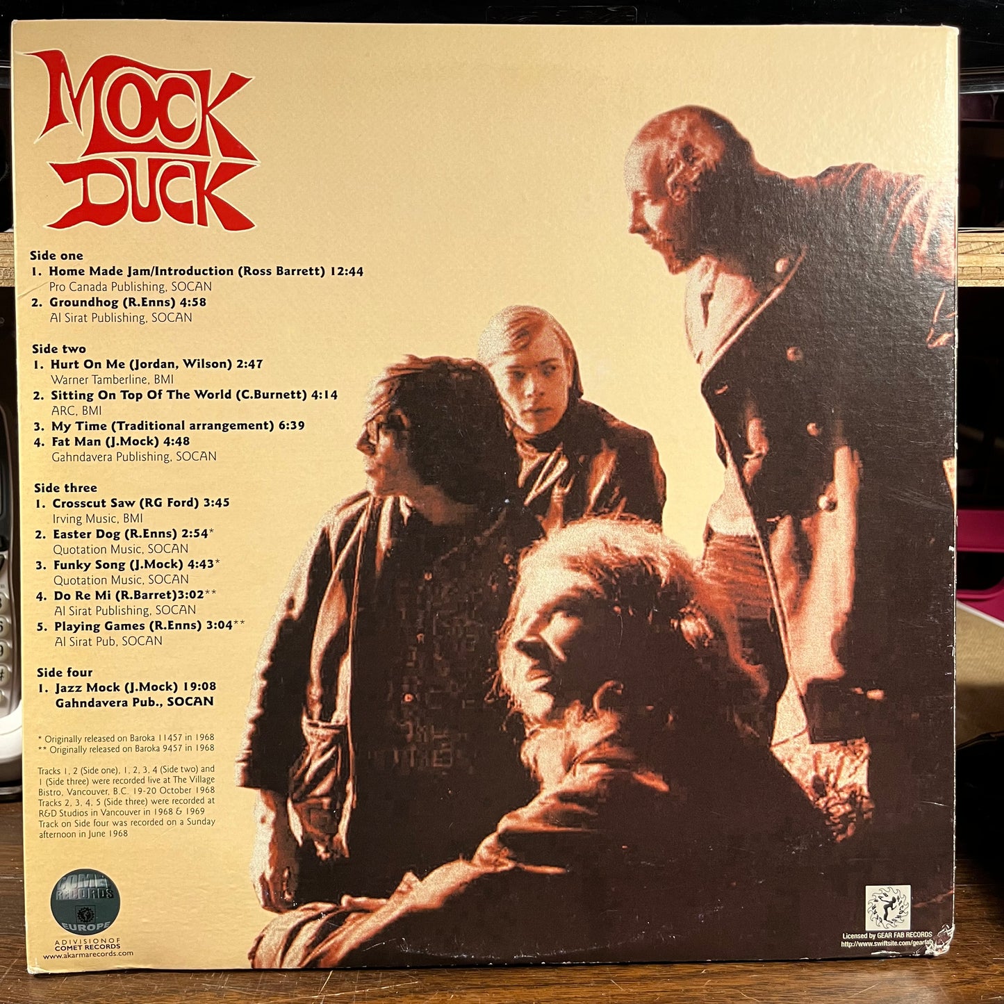 Test Record (2xVINYL) | Near Mint- (NM-) Excellent (EX) - ROCK / USED *NEAR MINT-*