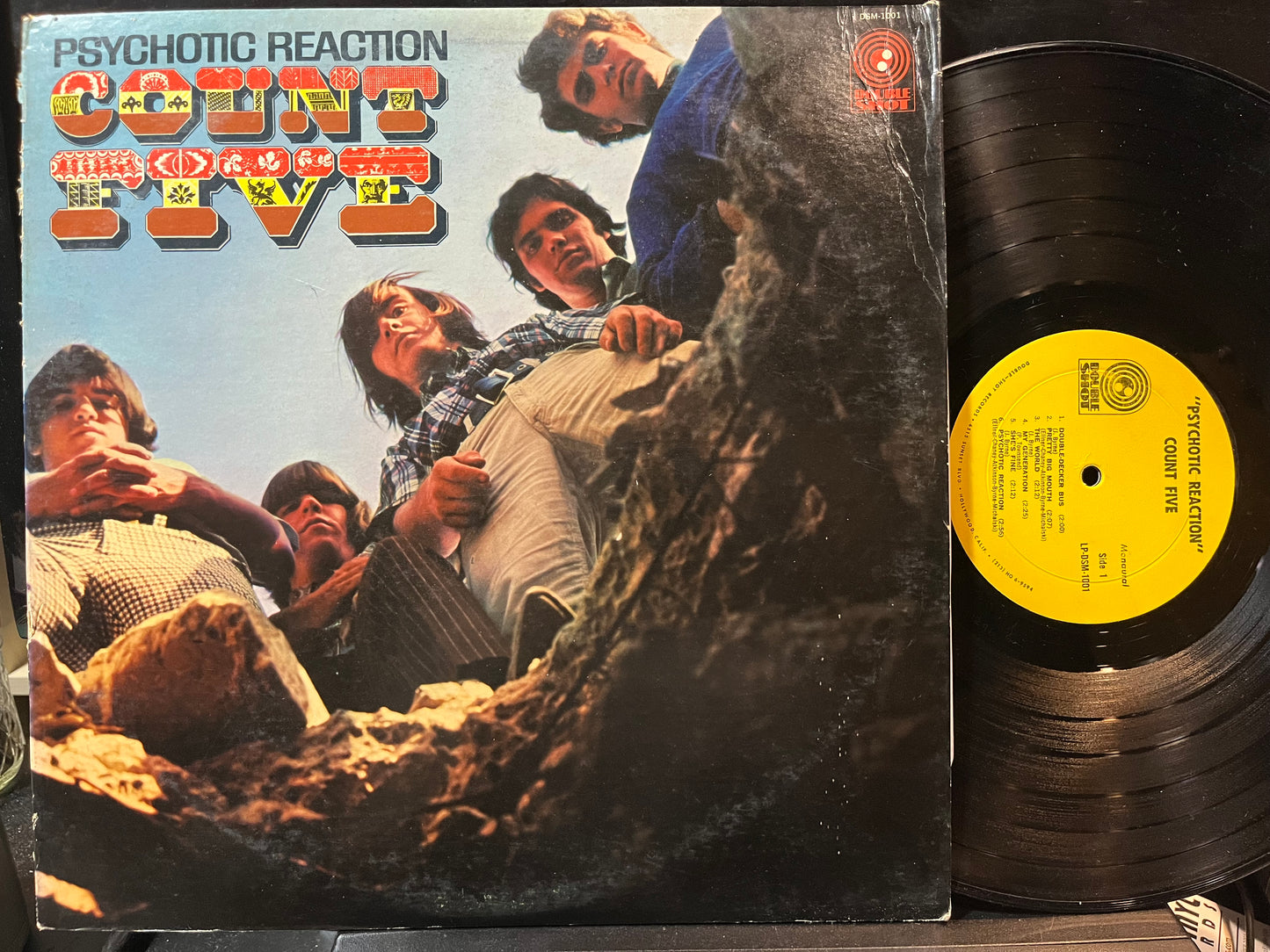 Count Five - Psychotic Reaction (VINYL)*CRACKED* | Near Mint- (NM-) Excellent (EX) - ROCK / USED *NEAR MINT-*