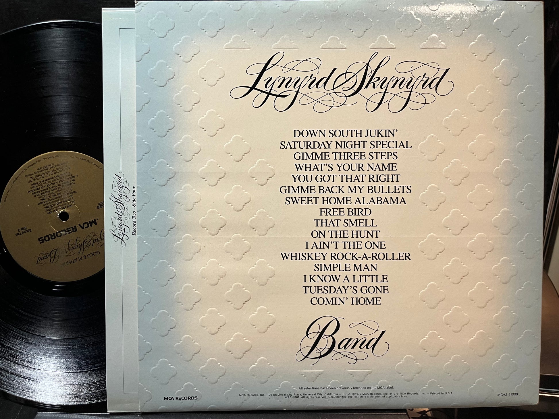 Lynyrd Skynyrd Band - Gold & Platinum (VINYL 2xLP MCA MCA2-11008 1979) | USED Near Mint- (NM-) Near Mint (NM) - ROCK / USED *NEAR MINT-*