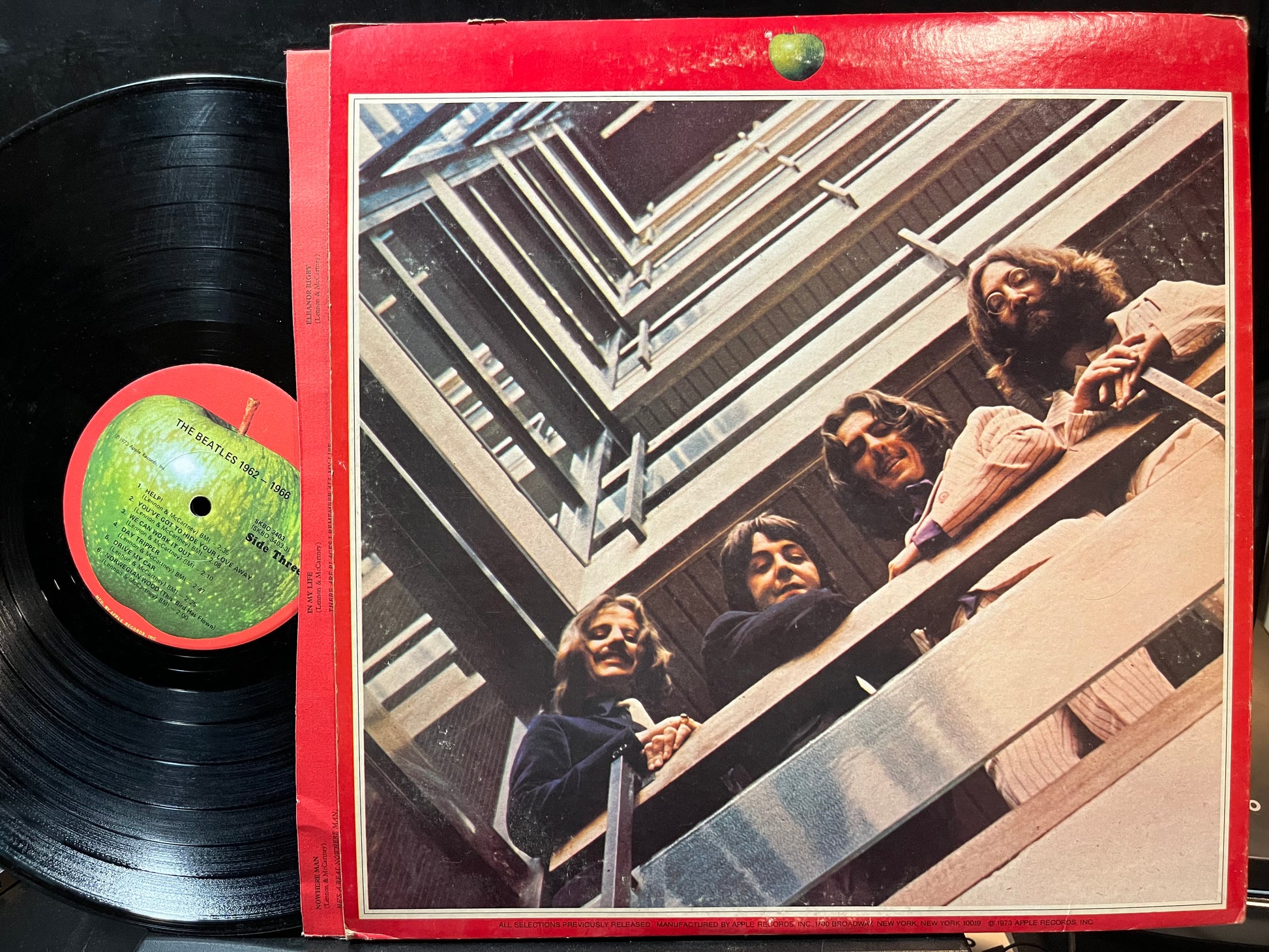 The Beatles - 1962-1966 (VINYL 2xLP APPLE SKBO 3403 1973) | Near Mint- (NM-) Excellent (EX) - ROCK / USED *NEAR MINT-*