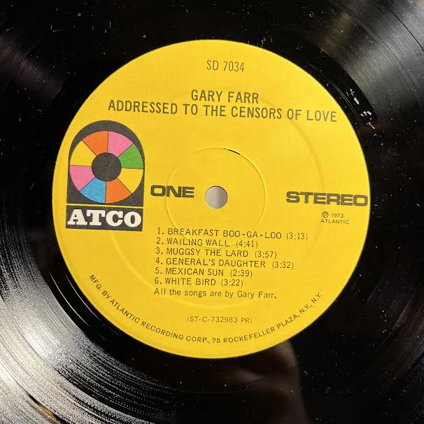 Addressed To The Censors Of Love (VINYL) | Near Mint (NM) Near Mint (NM) - ROCK / USED *NEAR MINT-*